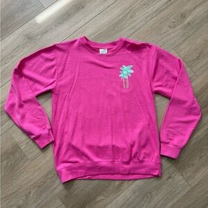 Living Fully Co. Lets Go Girls Sweatshirt, medium